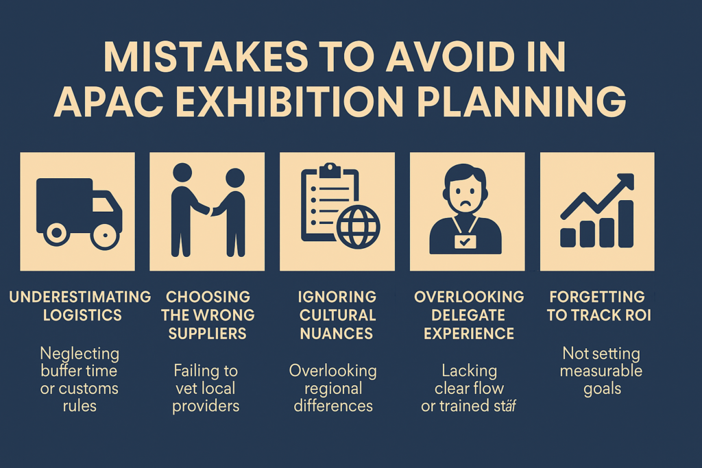 Mistakes to avoid in exhibition and trade show planning